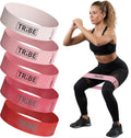 Tribe Lifting Fabric Resistance Bands - 5 Workout Bands for Legs & Glutes