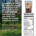 Old Trapper Double Eagle Beef Jerky, Old-Fashioned Flavor, 21 Ounce Package, Delicious Jerky Snacks, 10 Grams of Protein and 80 Calories per Serving (Pack of One)