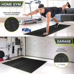 ProsourceFit ½ in EVA Interlocking Foam Tiles, 24 Sq Ft - 6 Tiles