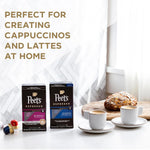 Peet's Coffee, Dark and Medium Roast Espresso Capsules Variety Pack, Compatible with Nespresso Original Machine, 100% Arabica Coffee - Intensity 8-11, 40 Count (4 Boxes of 10 Espresso Capsules)