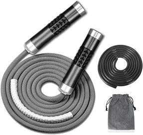 Redify Weighted Jump Rope for Workout Fitness (1LB), Tangle-Free Ball Bearing Rope