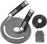 Redify Weighted Jump Rope for Workout Fitness (1LB), Tangle-Free Ball Bearing Rope
