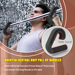Neutral Grip Handles for Pull Up, Deadlift, Resistance Bands | Home Gym Fitness