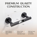 Day Moon Matte Black Toilet Paper Holder - Wall Mount Modern Roll Holder for Bathroom