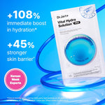 Dr.Jart+ Dermask Vital Hydra Solution Glow Korean Face Mask with Hyaluronic Acid for Glass Skin | Sheet Mask | Korean Skin Care