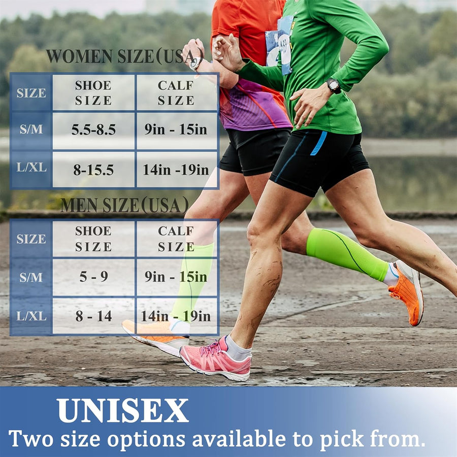 CHARMKING Compression Socks for Women and Men 15-20 mmHg