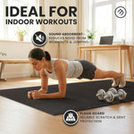 bemaxx 18-Piece Interlocking Foam Gym Mats - Protective Flooring for Home Workout & Fitness