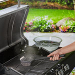 Mr. Bar-B-Q Steam Clean Grill Brush Powered by Scrub Daddy