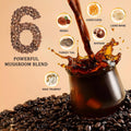 Mushroom Coffee Blend with 6 Adaptogenic Mushrooms for Energy and Immune Support