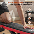 NICEPEOPLE Adjustable Weight Bench for Home Gym, 660LBS Capacity