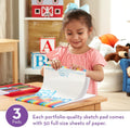 Melissa & Doug Drawing Paper, Sketch Pad, 3-Pack Bundle for Coloring, Writing or Painting (9 x 12 inches) - 50 Sheets Each, Kids Drawing Pad & Art Supplies for Kids Ages 3+ - FSC Certified