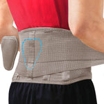 Sparthos Back Brace for Lower Back Pain - Immediate Relief from Sciatica, Herniated Disc, Scoliosis - Breathable + Lumbar Support Pad - For Men & Women - Fits 44–52″ Waist (Large, Check Size Chart)