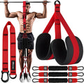 Pull Up Assist Bands, 3 Resistance Levels, Adjustable Comfort Foot Rest