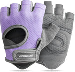 VINSGUIR Workout Gloves for Women & Men, Breathable, Grip Pads