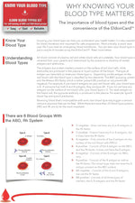 Eldoncard INC Blood Type Test Kit - Find Your A, B, O, AB & RH Blood Type