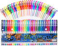 Gel Pens for Adult Coloring Books, 30 Colors Fine Point Gel Marker Pen with 40% More Ink for Drawing, Bullet Journaling, School Craft Supplies