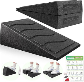 Slant Board for Calf Stretching, 5 Adjustable Angles, 480 lbs Capacity