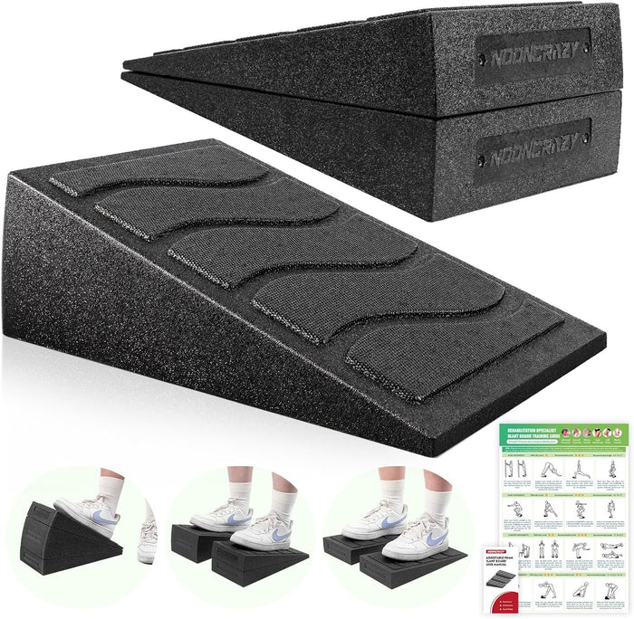 Slant Board for Calf Stretching, 5 Adjustable Angles, 480 lbs Capacity