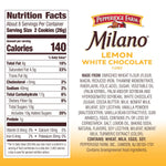 Pepperidge Farm Milano White Chocolate Lemon Flavored Cookies, 7 Oz Bag