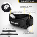 CAMBIVO Patellar Tendon Knee Straps 2 Pack with Extra Straps, Knee Brace for Women & Men, Patella Bands for Pain Relief, Osgood Schlatter, Runner's Knee, Jumper's Knee, Running, Basketball, Hiking