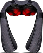 Mirakel Shiatsu Neck Massager for Deep Tissue Pain Relief with Heat