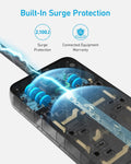 Anker Power Strip Surge Protector (2100J), 12 Outlets with 2 USB A and 1 USB C Port for Multiple Devices, 5ft Extension Cord, 20W Power Delivery Charging for Home, Office, Dorm Essential, TUV Listed