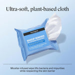 Neutrogena Makeup Remover Wipes, Daily Facial Cleanser Towelettes, Gently Cleanse and Remove Oil & Makeup, Alcohol-Free Makeup Wipes, 2 x 25 ct