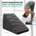Slant Board for Calf Stretching, 5 Adjustable Angles, 480 lbs Capacity