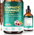 21-in-1 Lymphatic Drainage Drops for Immune System Support with Echinacea and Turmeric 2 FL OZ