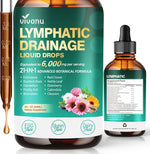 21-in-1 Lymphatic Drainage Drops for Immune System Support with Echinacea and Turmeric 2 FL OZ