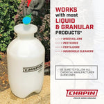 Chapin USA 20004 Pump Sprayer, 1 Gallon, Lawn and Garden, Hand Pressurized, Anti-Clog Filter, Adjustable Spray Nozzle, Spraying Plants, Watering, Weeds, Fertilizer and Pests, Translucent