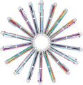 Favide 22 Pack 0.5mm 6-in-1 Multicolor Ballpoint Pen,6-Color Retractable Ballpoint Pens for Office School Supplies Students Children Gift,Kids Party Favors