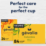 Gevalia Colombia K-Cup Coffee Pods, for a Keto and Low Carb Lifestyle, 84 ct Box