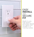 Power Gear Outlet Covers Baby Proofing Child Proof Plug Covers for Electrical Outlets Easy Install Outlet Plug Covers UL Listed Shock Prevention Clear 51175 30 Count