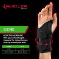 MUELLER Sports Medicine Green Fitted Wrist Brace for Carpal Tunnel Relief