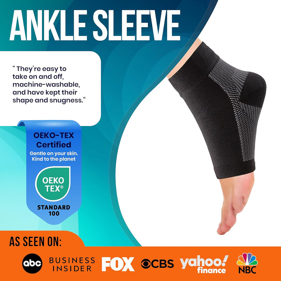 Compression Socks 20-30mmHg for Ankle Support and Pain Relief