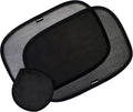 Enovoe Car Window Shades for Baby (4 Pack) - 21"x14" - Sun Shade Blocker, Cling - Glare Shield and UV Rays Protection for Your Child - Side Windows Screens for SUV- Mesh Window Shades for Car Baby