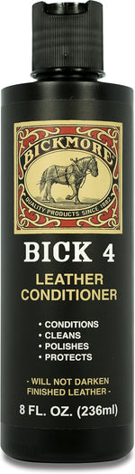 Bickmore Bick 4 Leather Conditioner - Best Since 1882 - Cleaner & Conditioner - Restore Polish & Protect All Smooth Finished Leathers