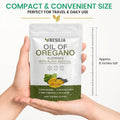 Resilia Softgels with Black Seed Oil 6000mg – Premium Grade Oregano Oil Capsules for Immune & Digestive Support – Non-GMO, Gluten-Free Softgels – Natural Herbal Wellness Supplement (60 Count)
