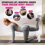 Ankle Resistance Bands with Cuffs for Leg, Booty & Hip Workouts