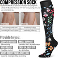 WITHYOU 3 Pairs Compression Socks 15-20 mmHg for Women and Men