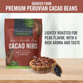 Viva Naturals Organic Cacao Nibs, Unsweetened, 1 LB (454 g), Keto Friendly, Vegan, Non-GMO, Gluten-Free Chocolate Chip Substitute