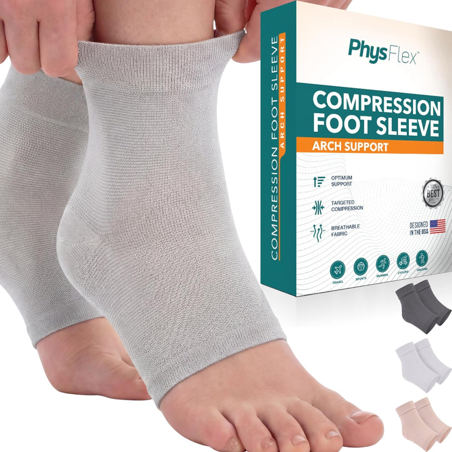 Compression Socks 20-30mmHg for Ankle Support and Pain Relief