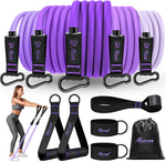 HPYGN Resistance Bands Set with Handles for Full Body Workout, Physical Therapy, Yoga