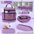 Katech Crochet Kit for Beginners, Beginner Crochet Kit for Adults-Crochet Kits Includes Crochet Hooks Knitting Bag Crochet Yarn for Crocheting Instruction Knitting Kit Crochet Supplies Gift