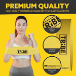 Tribe Lifting Fabric Resistance Bands - 5 Workout Bands for Legs & Glutes