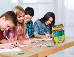 Crayola Super Tips Marker Set (100ct), Fine Point Washable Markers, Drawing Markers for Kids & Adults, Create Thick & Thin Lines, Art Supplies, Ages 3+