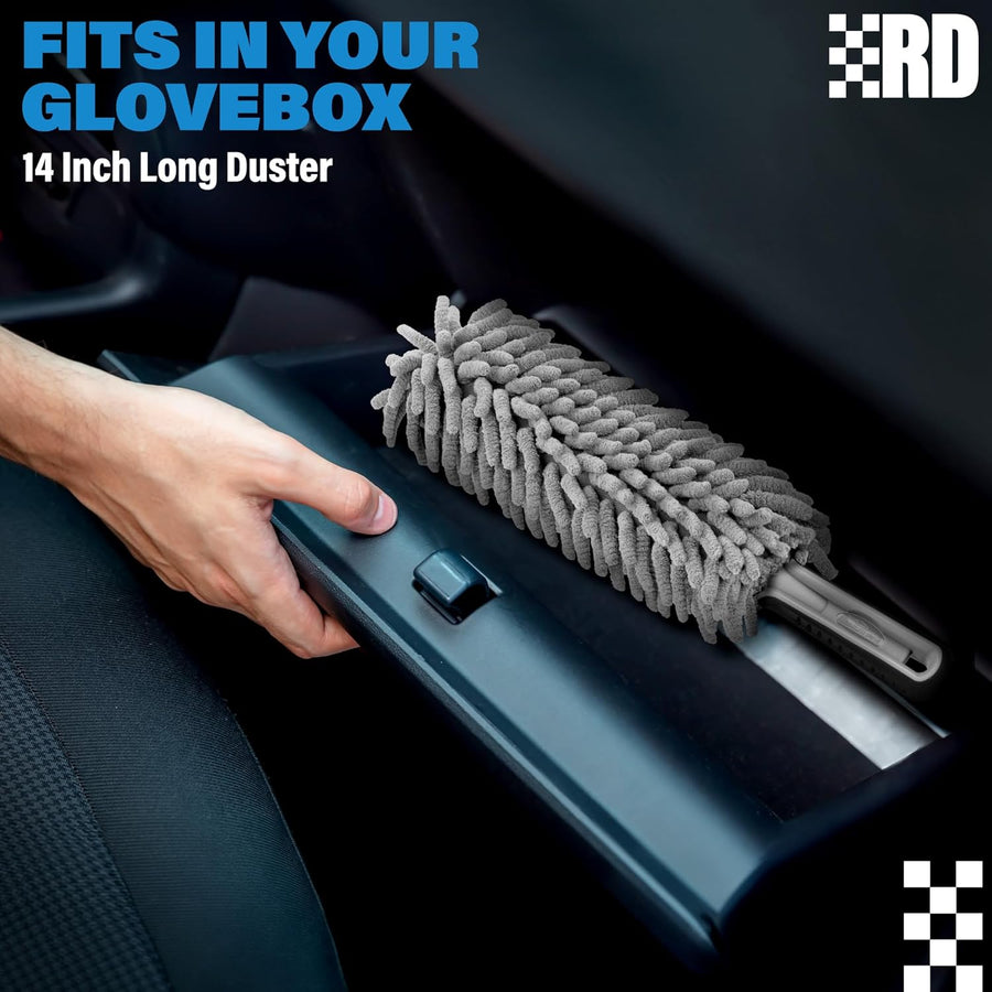 Professional Car Duster Interior – Car Accessories for Women and Men (Lint & Scratch Free)