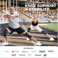 Modvel Compression Knee Brace for Women & Men, 2-Pack Knee Brace for Running Knee Pain, Knee Support Compression Sleeve, Workout Sports Knee Braces for Meniscus Tear, ACL & Arthritis Pain Relief