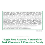 RUSSELL STOVER Sugar Free Assorted Caramels in Chocolate Candy, 15.3 oz. bag